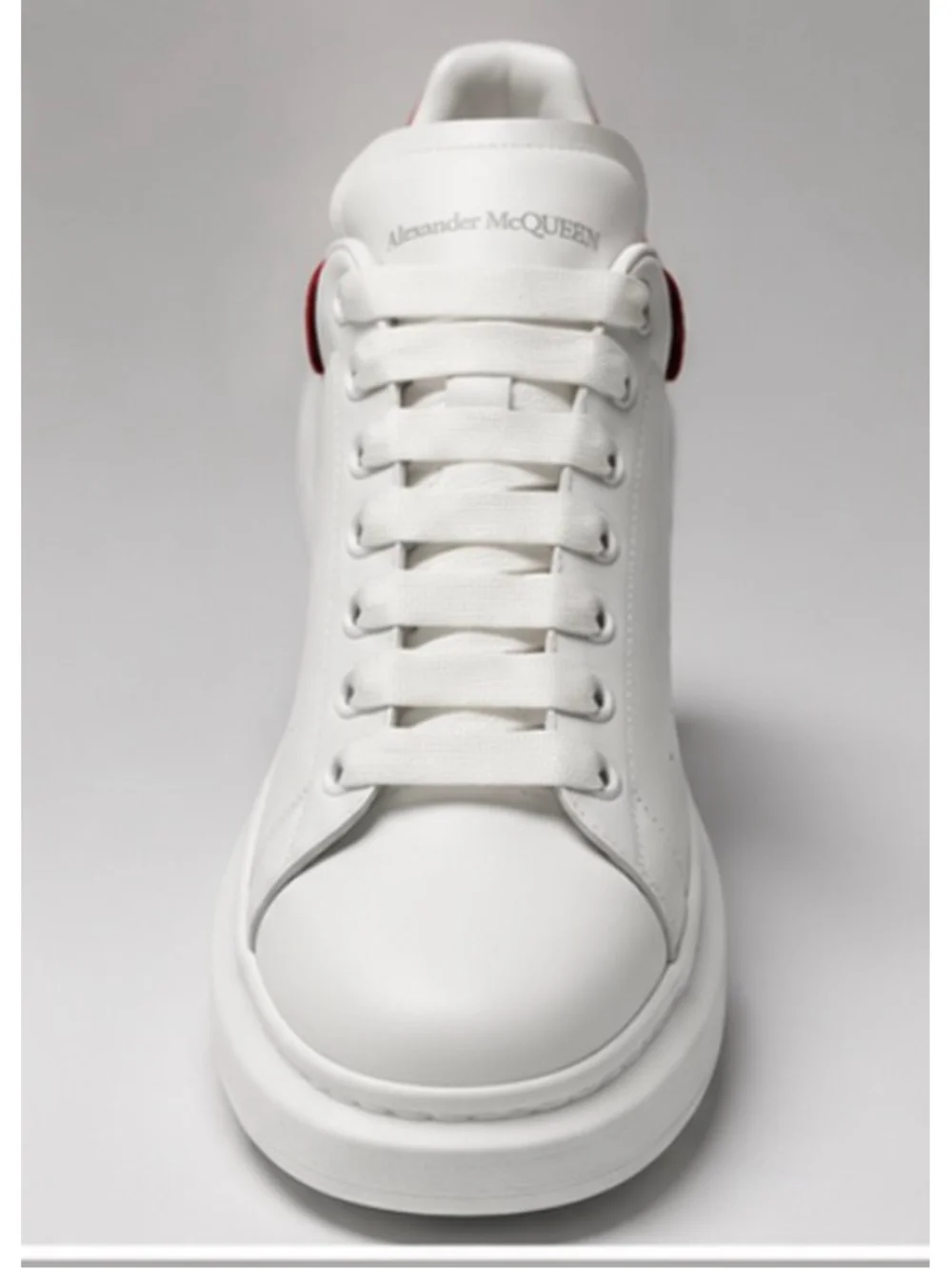 Alexander McQueen Sneakers White Red Floral Black Sequin 40/7 Limited Edition, - Picture 3 of 4